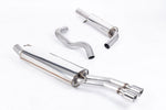 Milltek Resonated Cat-Back Exhaust System with Polished Twin Tips for Volkswagen Bora 2000-2005
