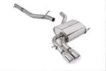 Milltek Sport exhaust system parts for 2004-2012 Audi A3 2.0T FSI quattro 5 door SportBack (part SSXVW046): pipework, silencers and polished silver tailpipe tips