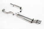 Milltek Resonated Cat-Back Exhaust System with Twin GT80 Polished Trims for Volkswagen Golf Mk4 1998-2004