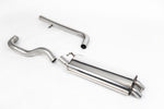 Milltek Non-Resonated Cat-Back Exhaust System with Twin 50.8mm Discrete Tips for Volkswagen Golf Mk4 1.9 TDI 2000-2004