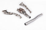 Milltek Sport downpipe and connecting pipework for 2005-2009 Volkswagen Golf MK5 R32 3.2 V6 (part SSXVW121), product photo