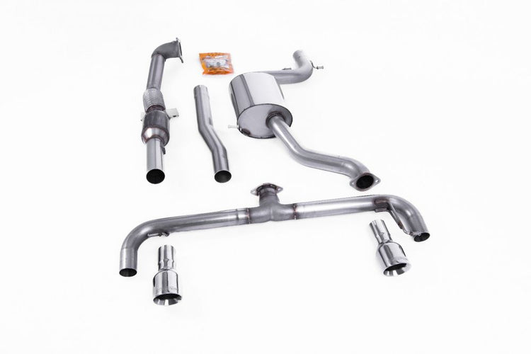 Volkswagen Golf Mk6 GTi 2.0 TSI 210PS 2009-2013 Cat-back Exhaust - Resonated Cerakote Black Tips Volkswagen Golf Mk6 GTi 2.0 TSI 210PS 2009-2013 Cat-back Exhaust - Resonated Cerakote Black Tips