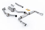 Milltek Non-Resonated Turbo-Back Exhaust Systems with Catalyst Delete for Volkswagen Golf Mk6 GTi 2009-2013