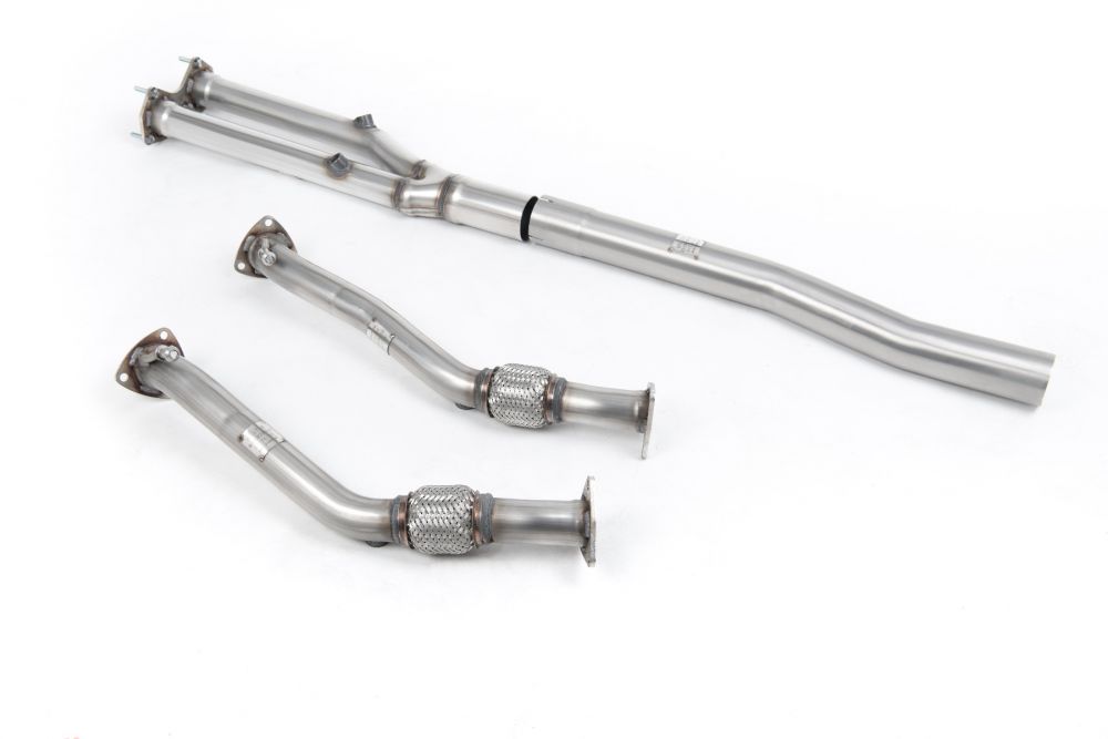 Milltek Sport downpipe and connecting pipework for 2005-2009 Volkswagen Golf MK5 R32 3.2 V6 (part SSXVW174), product photo