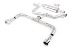 Milltek Resonated Cat-Back Exhaust System (GTI Style) with Dual GT-100 Tips for Volkswagen Golf MK7 GTD 2013-2016