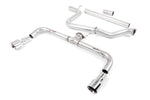 Milltek Non-Resonated Cat-Back Exhaust System (GTI Style) with Dual GT-100 Tips for Volkswagen Golf MK7 GTD 2013-2016