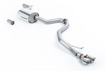 Milltek Resonated Cat-Back Exhaust System with Twin GT-80 Tips for Volkswagen Jetta Mk6 GLI 2011-2014