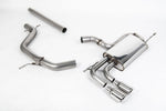 Milltek Non-Resonated Cat-Back Exhaust System with Twin 80mm Jet Tips for Seat Leon 2.0 TDI 140PS 2004-2012