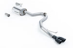 Milltek Sport exhaust system parts for 2011-2014 Volkswagen Jetta Mk6 GLI 2.0 TSI (part SSXVW316): pipework, silencers and polished silver tailpipe tips