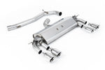 Milltek 76.2mm Non-Resonated Cat-Back Exhaust System with GT-100 Tips for Volkswagen Golf MK7 R 2014-2016
