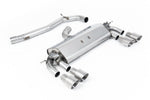 Milltek 76.2mm Non-Resonated Cat-Back Exhaust System with GT-100 Tips for Volkswagen Golf MK7 R 2014-2016