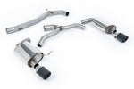 Milltek Non-Resonated Cat-Back Exhaust System with Jet Carbon Tips for Volkswagen Golf Mk7 2016-2021
