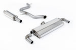 Milltek Sport exhaust system parts for 2017-2018 Volkswagen Golf MK7.5 GTi (part SSXVW497): pipework, silencers and polished silver tailpipe tips