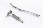 Milltek 3" Large Bore Downpipe with Catalyst Delete (Milltek Catback) Audi S3 8V.2 2019-2020