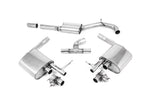 Milltek Sport exhaust system parts for 2019-2021 Volkswagen Arteon 2.0TSI 280PS 4Motion (part SSXVW623): pipework, silencers and polished silver tailpipe tips