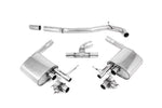 Milltek Sport exhaust system parts for 2019-2021 Volkswagen Arteon 2.0TSI 280PS 4Motion (part SSXVW624): pipework, silencers and polished silver tailpipe tips