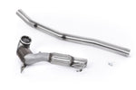 Milltek 3" Large Bore Downpipe with Hi-Flow Sports Catalyst (Milltek Catback) Audi S3 8Y Saloon/Sedan 2022+