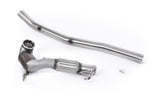 Milltek Sport downpipe and connecting pipework for 2022+ Audi S3 2.0TFSI Quattro Saloon/Sedan 310PS 8Y (part SSXVW672), product photo (photo 2)