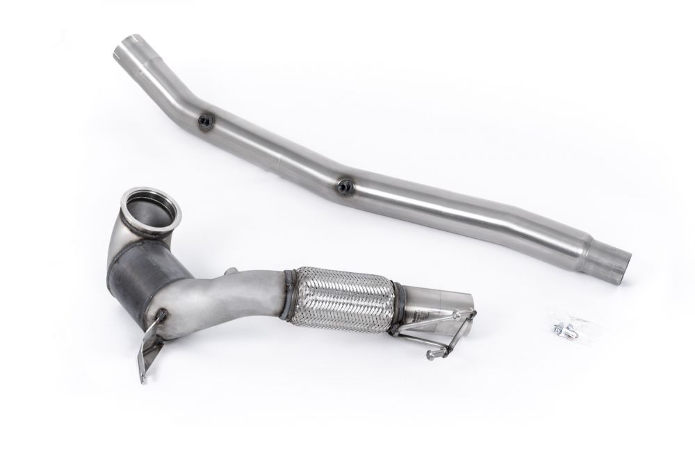 Milltek Sport downpipe and connecting pipework for 2022-2024 Volkswagen Golf Mk8 R 2.0 TSI 320PS (part SSXVW675), product photo (photo 2)
