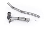 Milltek Sport downpipe and connecting pipework for 2022-2024 Volkswagen Golf Mk8 R 2.0 TSI 320PS (part SSXVW675), product photo