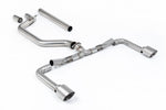 Milltek 80mm Race OPF/GPF Back Exhaust System with GT-115 Tips for Volkswagen Golf Mk8 GTi (245ps) 2021+