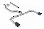 Milltek 80mm Race OPF/GPF Back Exhaust System with Carbon Jet-115 Tips for Volkswagen Golf Mk8 GTi (245ps) 2021+