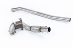 Milltek Sport downpipe and connecting pipework for 2014-2016 Volkswagen Golf MK7 R 2.0 TSI 300PS (part SSXVW710), product photo