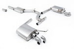 Milltek Sport exhaust system parts for 2022+ Volkswagen Arteon 2.0TSI 280PS 4Motion (part SSXVW720): pipework, silencers and polished silver tailpipe tips