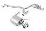 Milltek 76mm Non-Resonated Non-Valved Cat-Back Exhaust System for Volkswagen Arteon 2022+