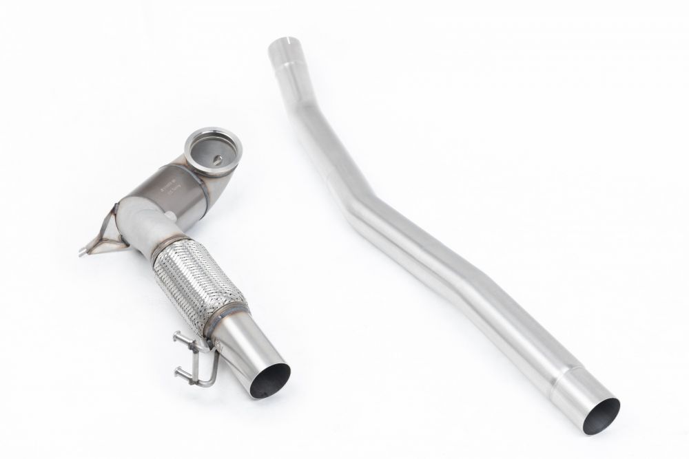 Milltek Sport downpipe and connecting pipework for 2022+ Volkswagen Arteon 2.0TSI 280PS 4Motion (part SSXVW729), product photo