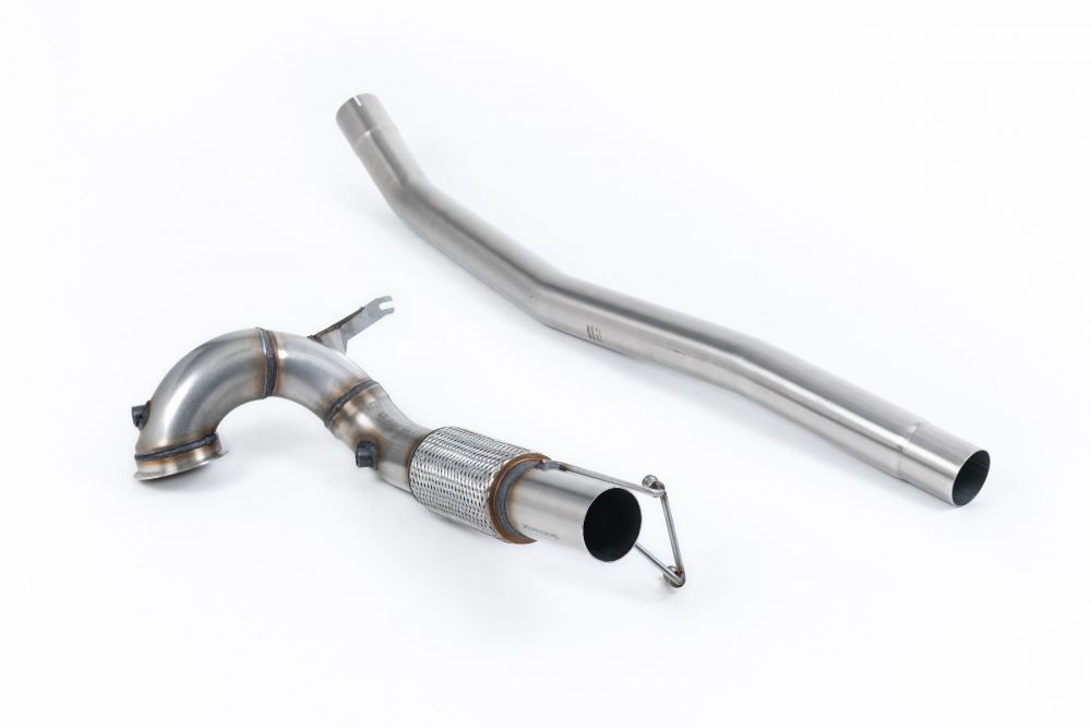 Milltek Sport downpipe and connecting pipework for 2022+ Volkswagen Arteon 2.0TSI 280PS 4Motion (part SSXVW741), product photo