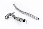 Milltek Sport downpipe and connecting pipework for 2022+ Volkswagen Arteon 2.0TSI 280PS 4Motion (part SSXVW741), product photo