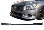wide view of Stillen Front Bumper Lip Spoiler for Nissan Maxima 2009-2015 fitted inside a car