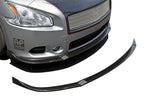 close view of Stillen Front Bumper Splitter for Nissan Maxima 2009-2015 fitted inside a car