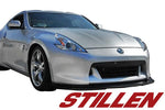 wide view of Stillen Front Splitter for Nissan 370Z [Z34] 2009-2012 fitted inside a car
