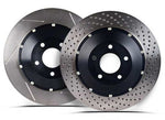 StopTech 97-12 Chevy Corvette C5/C6/Z06 Replacement 14in 2-piece Slotted Front ONLY Rotor (Pair)