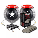 StopTech 06+ Honda Civic R Front BBK w/ Red ST-41 Caliper 300x28mm Drilled Rotors
