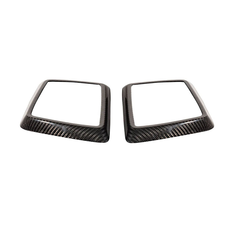 A top view of Urban Automotive Carbon Fiber Indicator Surround Mercedes-Benz G Wagon 2018+ with white background
