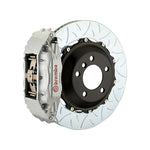 Lexus LS Brembo GT 4-piston front kit, silver caliper, 355mm type 3 slotted 2-piece disc