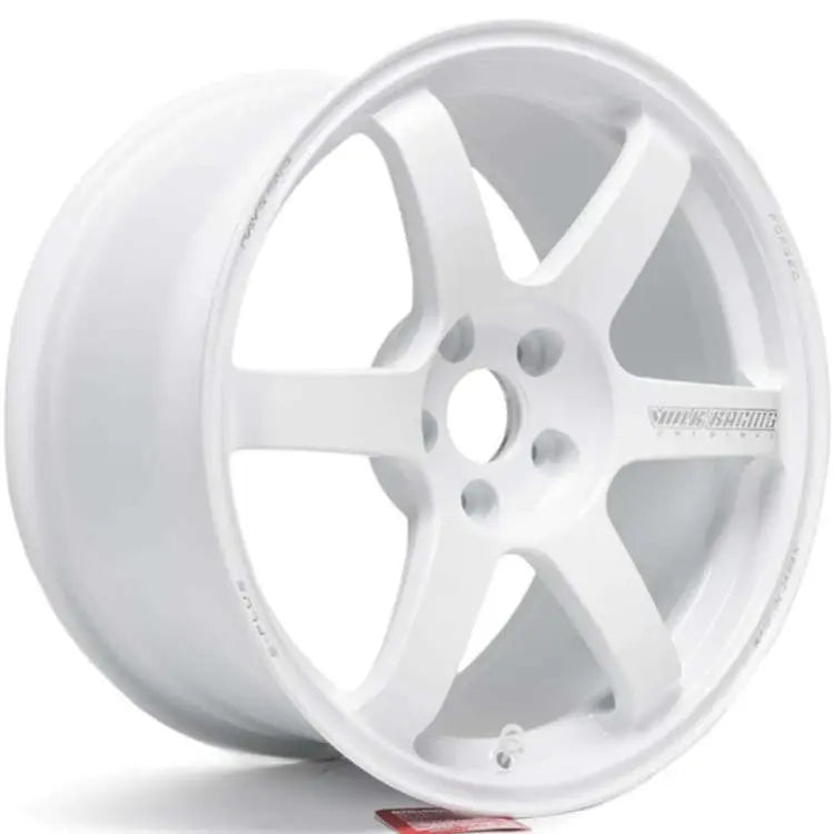 Te37 White Rims Volk Racing TE37 Saga S-plus Wheel 18x9.5 5x114.3 38mm Dash White ...
