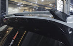 A close up view of TECHART Roof Spoiler for Porsche Cayenne V6 / S / E-Hybrid