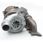 A front view of Pure Turbos Turbo Upgrade Pure650 for Toyota Supra (A90/A91) 2020+ with white background 