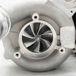 A close up view of Pure Turbos Turbo Upgrade NEW Pure800 for BMW B58 (G-Chassis) 2020+ with white background