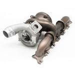 A top wide view of Pure Turbos Turbo Upgrade NEW Pure800 for Toyota Supra (A90/A91) 6-Port 2021+ with white background