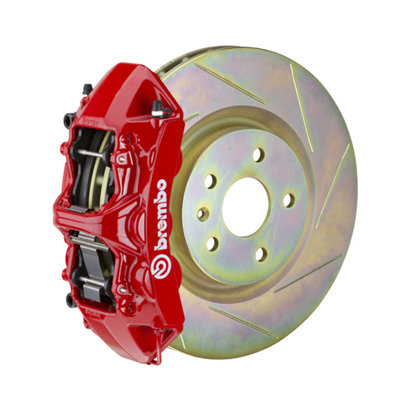 Camaro Brembo GT 6-piston front kit, red caliper, 355mm type 1 slotted 1-piece disc
