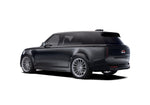 Black Range Rover Vogue rear three-quarter with the 1016 full body kit, render
