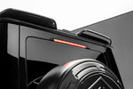 Urban visual carbon upper rear spoiler with emblem on the G63 W465 roof
