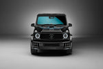 Front of a W465 G63 with Urban Aero Kit splitter, bullnose hood vents and roof light bar