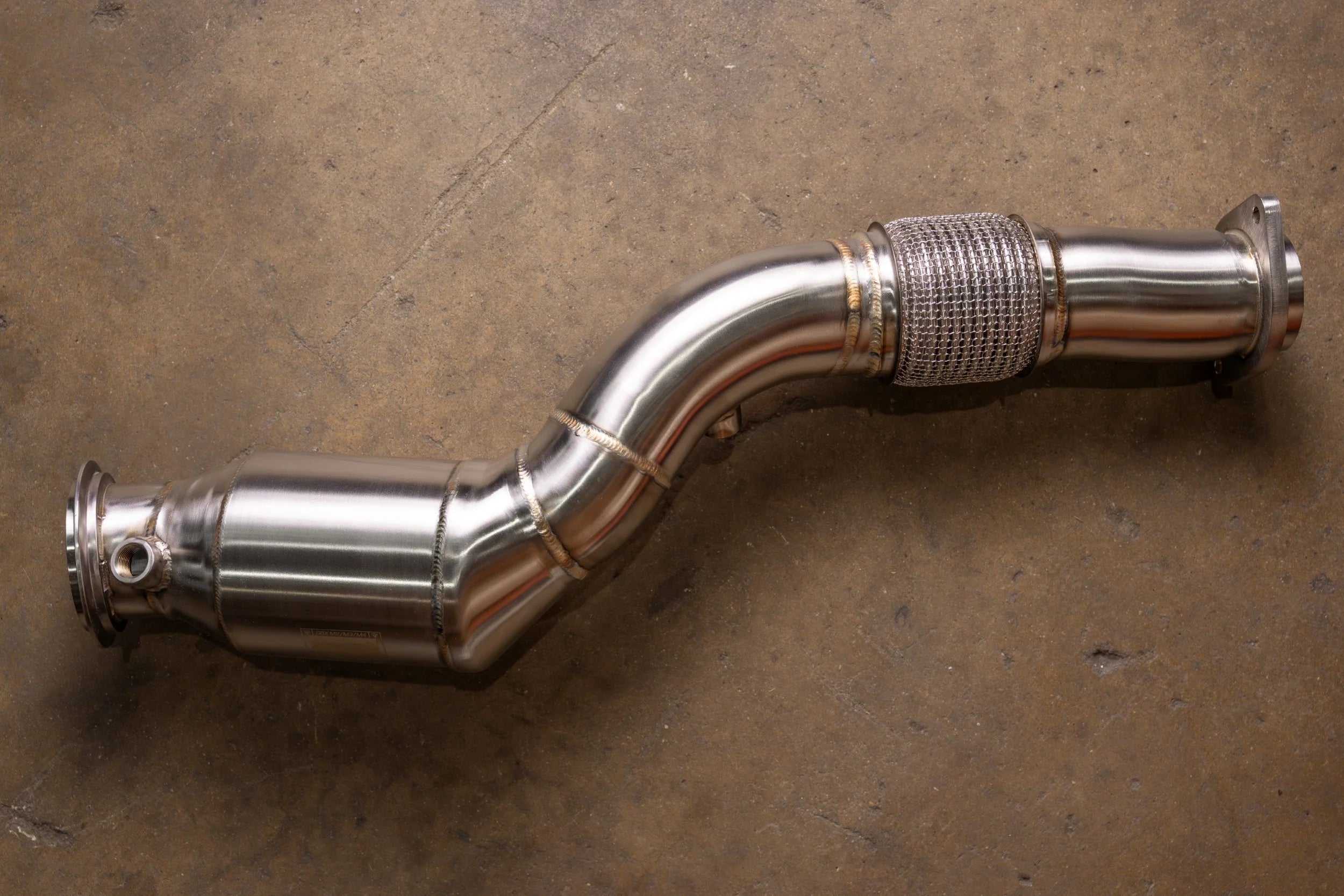 Valvetronic designs BMW G80 M3 G82 M4 G87 M2 catted downpipe single 