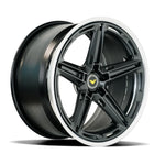 Vorsteiner FR-Aero 307 wheel in Black, angled view